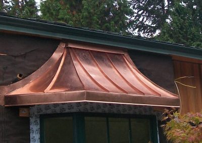 copper bay window, Snohomish WA